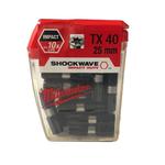 MILWAUKEE 4932352709 IMPACT 10x SHOCKWAVE TX40 Udarowe końcówka wkrętakowa bit, długość 25mm 25 sztuk w sklepie internetowym Makita Sklep 