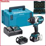 MAKITA DTW1002TFJ akumulatorowy klucz udarowy 1000Nm /1600Nm 1/2" 18V 2x aku. 3.0Ah + MAKPAC + B-66232 nasadki udarowe 1/2" zestaw 9szt. w sklepie internetowym Makita Sklep 