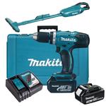 MAKITA DDF453RFE + DCL182Z akumulatorowa wiertarko-wkrętarka 42Nm + odkurzacz samochodowy18V 2aku x 3,0Ah w sklepie internetowym Makita Sklep 