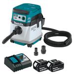 MAKITA DVC154LZX akumulatorowy odkurzacz przemysłowy 2x18V LXT BLDC XPT AWS HEPA na sucho 98 mbar 90W + 2aku. 3.0Ah w sklepie internetowym Makita Sklep 