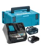 MAKITA DC18RE dwuportowa szybka ładowarka + 1x 5.0Ah BL1850B + 1x 2.0Ah BL1021B CXT 10.8V - 12V Max / LXT 14.4V / LXT 18V w sklepie internetowym Makita Sklep 