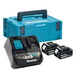 MAKITA DC18RE dwuportowa szybka ładowarka + 2x 3.0Ah BL1830B - CXT 10.8V - 12V Max / LXT 14.4V / LXT 18V w sklepie internetowym Makita Sklep 