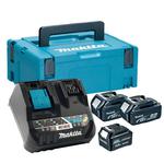 MAKITA DC18RE dwuportowa szybka ładowarka + 2x 5.0Ah BL1850B + 4.0Ah BL1041B CXT 10.8V - 12V Max / LXT 14.4V / LXT 18V w sklepie internetowym Makita Sklep 