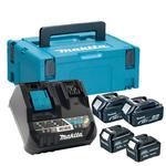 MAKITA DC18RE dwuportowa szybka ładowarka + 2x 5.0Ah BL1850B + 2x 4.0Ah BL1041B CXT 10.8V - 12V Max / LXT 14.4V / LXT 18V w sklepie internetowym Makita Sklep 