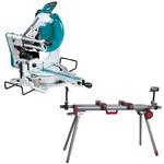 MAKITA LS1219L pilarka ukosowa / ukośnica dwuosiowa z laserem 1800W 305mm + MILWAUKEE MSL3000 Uniwersalny stojak do pilarek ukosowych (4933411565) w sklepie internetowym Makita Sklep 