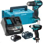 MAKITA DDF483Z wiertarko-wkrętarka 40 Nm 18V + MAKITA TD110DZ zakrętarka udarowa 110Nm 1/4" CXT 10.8V + aku. 5Ah + 2.0Ah ładowarka w sklepie internetowym Makita Sklep 