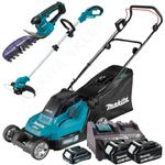 MAKITA DLM432Z + UR100DZ + UM600D2Z akumulatorowa kosiarka 43cm 50L + podkaszarka + nożyce do żywopłotu CXT 2x aku. 3.0Ah LXT + 1x 1.5Ah CXT w sklepie internetowym Makita Sklep 