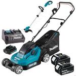 Zestaw MAKITA DLM382 + UR100DZX akumulatorowa kosiarka 38cm 40L LXT + podkaszarka 23cm CXT 2x 3.0Ah + 2.0Ah w sklepie internetowym Makita Sklep 