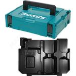 MAKITA 821549-5 + 838110-1 walizka systemowa MAKPAC TYP 1 + wkład na zestaw zasilający (DC18RC DC18SD 5 akumulatorów LXT 18V 14,4V) w sklepie internetowym Makita Sklep 