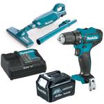 MAKITA DF333D + CL106FD akumulatorowa wiertarko-wkrętarka 30Nm + odkurzacz samochodowy CXT 10.8V - 12V Max Li-Ion + 1x aku. 4.0Ah w sklepie internetowym Makita Sklep 