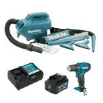 MAKITA CL121DZ + DF333DZ akumulatorowy odkurzacz 28W + wiertarko-wkrętarka 30Nm 1x aku. 4.0Ah CXT 10.8V - 12V Max w sklepie internetowym Makita Sklep 