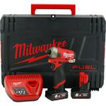 MILWAUKEE M12FQID-602X akumulatorowa zakrętarka hydrauliczna udarowa 50Nm 1/4" HEX 12V 6,0Ah Li-Ion FUEL w sklepie internetowym Makita Sklep 