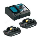 MAKITA POWERSET2002B zestaw zasilający LXT 18V 2x akumulator 2,0Ah + szybka ładowarka w sklepie internetowym Makita Sklep 