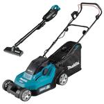 MAKITA DLM382Z + DCL182ZB BODY akumulatorowa kosiarka 38cm 40L + akumulatorowy odkurzacz samochodowy 30W LXT 18V w sklepie internetowym Makita Sklep 