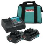 MAKITA szybka ładowarka DC10SB + 2x akumulator 2,0Ah CXT 10.8V - 12V Max Li-Ion torba w sklepie internetowym Makita Sklep 