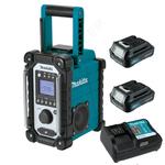 MAKITA DMR107 + BL1015 + akumulatorowy radioodbiornik + 2x akumulator CXT 10,8V 1,5Ah Li-Ion + ładowarka w sklepie internetowym Makita Sklep 