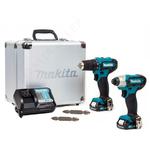 MAKITA CLX224X zestaw narzędzi akumulatorowych COMBO DF333D wiertarko-wkrętarka 30Nm + TD110D zakrętarka udarowa 110Nm 1/4 CXT 12V 2x 1,5Ah walizka w sklepie internetowym Makita Sklep 