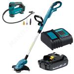 MAKITA DUR181Z + DMP180 akumulatorowa podkaszarka + minikompresor 8,3 bar LXT 18V Li-Ion + 1x aku. 2.0Ah ładowarka w sklepie internetowym Makita Sklep 