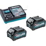 MAKITA 2x BL4040 + DC40RA zestaw zasilający dwa akumulatory 4,0Ah + szybka ładowarka XGT 40V Max Li-Ion w sklepie internetowym Makita Sklep 