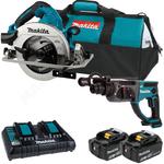 MAKITA DHS783 pilarka tarczowa 190mm 2x18V LXT BLDC AWS XPT ADT Li-Ion + DHR202 młotowiertarka SDS-PLUS 2,0J 18V LXT + 2x aku 6,0Ah + torba w sklepie internetowym Makita Sklep 