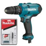 MAKITA HP0300 sieciowa wiertarko-wkrętarka udarowa 56Nm 320W 230V przewód 2,5m + MAKITA B-48773 Zestaw 25 sztuk bitów końcówek wkrętakowych w sklepie internetowym Makita Sklep 