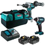 MAKITA DHP486Z + DTD152Z akumulatorowa wiertarko-wkrętarka udarowa 130Nm + kluczyk udarowy 165Nm 1/4" 2x 6.0Ah LXT 18V torba w sklepie internetowym Makita Sklep 