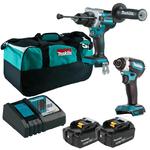 MAKITA DHP486Z + DTD153Z akumulatorowa wiertarko-wkrętarka udarowa 130Nm + kluczyk udarowy 170Nm 1/4" 2x 5.0Ah LXT 18V torba w sklepie internetowym Makita Sklep 