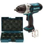 MAKITA DTW450Z BODY akumulatorowy kluczyk udarowy 440Nm 1/2" 18V Li-Ion + B-66232 nasadki udarowe 1/2" CR-MO w sklepie internetowym Makita Sklep 