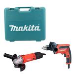 MAKITA M9503R + MT817 szlifierka kątowa 125mm 570W + wiertarka udarowa 430W 13mm w sklepie internetowym Makita Sklep 