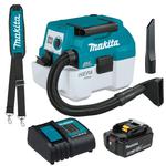 MAKITA DVC750LST1X1 akumulatorowy odkurzacz 50W LXT 18V BLDC XPT filtr HEPA na sucho i na mokro dmuchawa + 1x aku 5,0Ah w sklepie internetowym Makita Sklep 