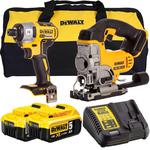 DeWALT DCS331P2B Wyrzynarka z ruchem wahadłowym akumulatorowa XR Li-Ion + DCF886 aku zakrętarka udarowa 1/4" HEX 165Nm + 2x aku 18V/5.0Ah w sklepie internetowym Makita Sklep 