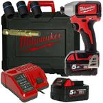 MILWAUKEE M18BLID-502C aku zakrętarka udarowa 170Nm 1/4" HEX 18V Li-Ion FUEL + 2x 5,0Ah + walizka + MAKITA B-40381 wymienne nasadki udarowe w sklepie internetowym Makita Sklep 