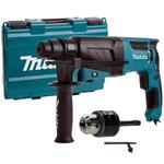 MAKITA HR2630 młotkowiertarka udarowa 800W SDS-Plus 2.4J 3-tryby pracy + 194041-7 adapter SDS-PLUS na uchwyt 13mm na kluczyk w sklepie internetowym Makita Sklep 