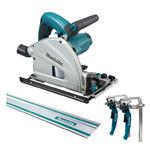 MAKITA SP6000 ręczna piła / pilarka tarczowa-zagłębiarka 165mm 1300W + szyna prowadząca 1,5m + 199826-6 2x zaciski szybkomocujące w sklepie internetowym Makita Sklep 