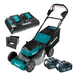 MAKITA DLM462PT2 akumulatorowa kosiarka 46cm 60L 2x18V LXT 2x 5,0Ah BLDC XPT Li-Ion (z napędem bezszczotkowa stalowy korpus wkład mulczujący) w sklepie internetowym Makita Sklep 