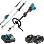 MAKITA DUX60 MULTISYSTEM ogrodowy 2x18V=36V Li-Ion LXT 18V XPT AFT BLDC + EY403MP piła łańcuchowa 30cm + LE400MP przedłużka wału + 2x aku 6,0Ah w sklepie internetowym Makita Sklep 