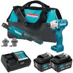 MAKITA WR100D klucz zapadkowy 47.5Nm 1/4" 3/8" XPT + TD112DM zakrętarka udarowa 135Nm 1/4" BLDC + 2x aku 4.0Ah + ładowarka + torba w sklepie internetowym Makita Sklep 