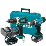 MAKITA DHP453 akumulatorowa wiertarko-wkrętarka udarowa 42Nm 18V LXT + DDF458 akumulatorowa wiertarko-wkrętarka 91Nm 18V LXT + 2x aku 3.0Ah w sklepie internetowym Makita Sklep 