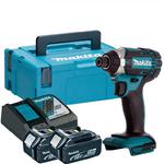 MAKITA DTD152RTJ akumulatorowa zakrętarka udarowa kluczyk udarowy 165Nm HEX 1/4" 18V Li-Ion LXT XPT +2x BL1850B 18V/5,0Ah + ładowarka + walizka MAKPAC w sklepie internetowym Makita Sklep 