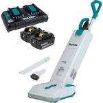 MAKITA DVC560PT2 akumulatorowy odkurzacz kolumnowy LXT 18V 5,0Ah klasa L cichy 57db(A) 110mbar 85W 5L HEPA BLDC 2x 5.0Ah w sklepie internetowym Makita Sklep 