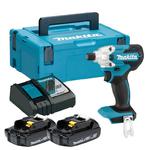 MAKITA DTD156RAJ akumulatorowa zakrętarka udarowa 155Nm HEX 1/4" LXT 18V 2x 2.0Ah MAKPAC w sklepie internetowym Makita Sklep 