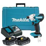 MAKITA DTD156RAE akumulatorowa zakrętarka udarowa 155Nm HEX 1/4" LXT 18V 2x 2.0Ah w sklepie internetowym Makita Sklep 