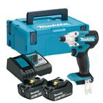 MAKITA DTD156RFJ akumulatorowa zakrętarka udarowa 155Nm HEX 1/4" LXT 18V 2x 3.0Ah MAKPAC w sklepie internetowym Makita Sklep 