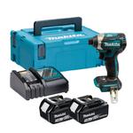 MAKITA DTD154RFJ akumulatorowa zakrętarka udarowa 175Nm 1/4" HEX 18V Li-Ion LXT XPT BLDC + 2x aku 3.0Ah + ładowarka + walizka MAKPAC w sklepie internetowym Makita Sklep 