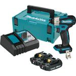 MAKITA DTD157RAJ akumulatorowa zakrętarka udarowa 140Nm 1/4" HEX LXT 18V Li-Ion XPT BLDC + 2x aku 2.0Ah + ładowarka + walizka MAKPAC w sklepie internetowym Makita Sklep 