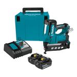 MAKITA DBN600RTJ akumulatorowa gwoździarka do wykończeń 16Ga 25 - 64 mm LXT 18V Li-Ion + 2x aku 5.0Ah + ładowarka + walizka MAKPAC w sklepie internetowym Makita Sklep 