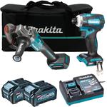 MAKITA TD001G zakrętarka udarowa 220Nm 1/4" HEX XGT 40V BLDC XPT + GA005G szlifierka kątowa 125mm XGT 40V BLDC XPT ADT AFT + 2x aku 4.0Ah torba w sklepie internetowym Makita Sklep 