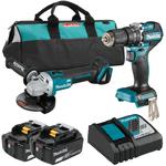 MAKITA DHP487 wiertarko-wkrętarka udarowa 40Nm + DGA504 szlifierka kątowa 125mm 18V LXT BLDC XPT 2x aku 5.0Ah torba w sklepie internetowym Makita Sklep 