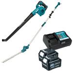 MAKITA UN460WD + UB101DZ akumulatorowe nożyce do żywopłotu na wysięgniku 46cm łamane teleskopowe + dmuchawa CXT 10.8V - 12V Max 2x aku 4.0Ah Li-Ion w sklepie internetowym Makita Sklep 