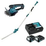 MAKITA UN460WDWAE + UM600DZ akumulatorowe nożyce do żywopłotu na wysięgniku 46cm łamane teleskopowe + nożyce do trawy CXT 10.8V - 12V Max 2x aku 2.0Ah w sklepie internetowym Makita Sklep 